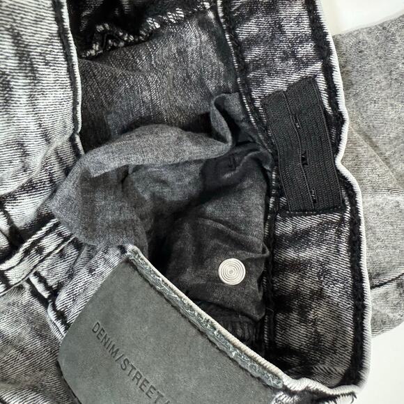 Zara Gray Distressed Skinny Jeans Destroy Denim Size 7 - Picture 5 of 6